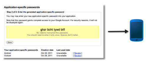 Obtain Application Specific Password From Google For Calendar Mac